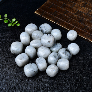Chất lượng cao đá quý tự nhiên trắng <span class=keywords><strong>Moonstone</strong></span> pha lê sụt giảm đá để chữa bệnh - Product Image 3