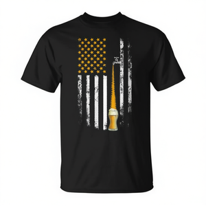 Camiseta Beer Usa Flag Beer Tap Fathers Day Beer Patriot - Product Image 2