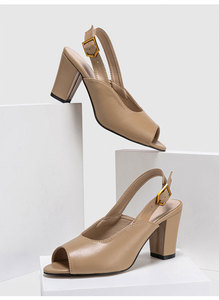 <span class=keywords><strong>Sandali</strong></span> <span class=keywords><strong>con</strong></span> <span class=keywords><strong>tacco</strong></span> largo Xuanhui, nuovo stile estivo, alla moda, di alta qualità, <span class=keywords><strong>blu</strong></span> <span class=keywords><strong>navy</strong></span>, <span class=keywords><strong>con</strong></span> punta aperta, <span class=keywords><strong>tacco</strong></span> a blocco da 8 cm, slingback, per ufficio - Product Image 2