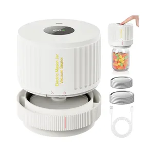 Intelligent Kitchen Tools Automatic Kit Food Storage Regular Mouth Mason Jar Lids Electric Mason Jar Vacuum Sealing Machine