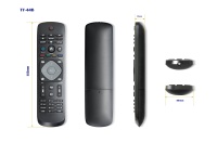 Télécommande universelle infrarouge antichoc à code fixe KEYUAN TY-44B avec piles AAA, 4 boutons, portée de 20 m