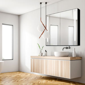 Vanité <span class=keywords><strong>de</strong></span> <span class=keywords><strong>salle</strong></span> <span class=keywords><strong>de</strong></span> <span class=keywords><strong>bain</strong></span> réglable <span class=keywords><strong>de</strong></span> style européen armoire noire et argentée ensemble <span class=keywords><strong>de</strong></span> vanité <span class=keywords><strong>de</strong></span> <span class=keywords><strong>bain</strong></span> <span class=keywords><strong>de</strong></span> 36 pouces avec bac à <span class=keywords><strong>glace</strong></span> - Product Image 3