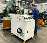 Nouvel équipement de filtration d'huile TLER |   Filtre à huile hydraulique et huile usagée de transformateur 220V pour recyclage et réutilisation, fabriqué en Chine