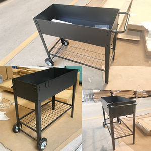 Soporte de Metal de Doble Capa para <span class=keywords><strong>Plantas</strong></span>, Estantería para Flores de Exterior, para Hogar, Sala de Estar, Balcón y Jardín - Product Image 2