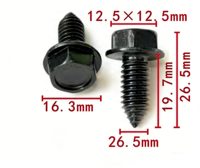 Nouvelles pinces et attaches métalliques automobiles (plastique inclus) de l'usine chinoise Jiumail, modèle 152316