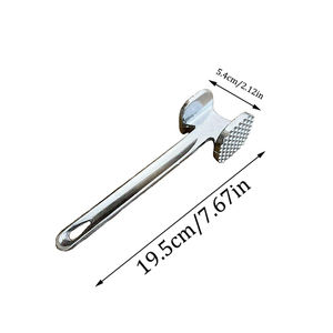 Marteau de frappe double face multifonctionnel en alliage d'aluminium Attendrisseur de bœuf en vrac Accessoires de cuisine Outils Attendrisseur de viande - Product Image 6