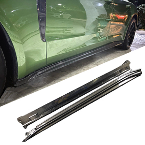 Pour <span class=keywords><strong>Porsche</strong></span> Panamera Kit de carrosserie en Fiber de carbone pièces de voiture diffuseur de lèvre avant et arrière jupes latérales évents latéraux <span class=keywords><strong>aileron</strong></span> arrière 2017-2021 - Product Image 5