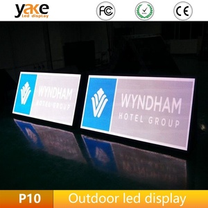 Panel de señal led de doble cara con Wifi, <span class=keywords><strong>P5</strong></span>, P6, P8, P10, 4x8 pies, servicio frontal, cartelera de estudio, publicidad, tv hd, pantalla led grande para exteriores - Product Image 2