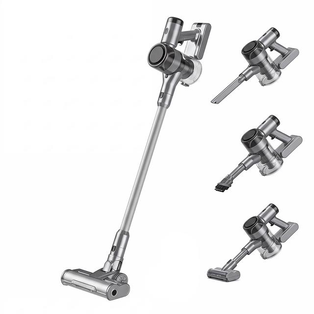 25000Pa Cordless Vacuum Cleaner 350W 40 Mins Runtime Detachable Battery for Home Pet Hair Carpet Car