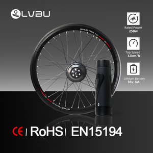 Kit de Conversión de Bicicleta Eléctrica LVBU con Batería Compacta, Motor de 250W/350W para Rueda Delantera/Trasera, para Bicicletas de 16-29 Pulgadas - Product Image 1