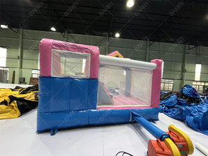 Château de rebond gonflable nouveau design videur de saut plein d'entrain dessin animé videur Combo gonflable pour enfants avec toboggan - Product Image 3
