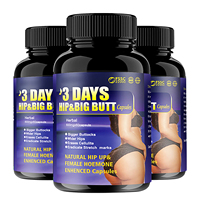 Capsules Premium Personnalisables avec LOGO pour l'Amélioration des Fesses – Pilules pour un Lifting des Hanches et des Fesses en 3 Jours, Croissance et Raffermissement des Fessiers, Capsules pour des Hanches Volumineuses