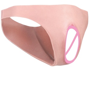 FAAK Bragas de silicona para hombre, masturbador con vagina insertable realista, bragas ocultadoras de gaff, ropa interior para travestismo masculino - Product Image 4