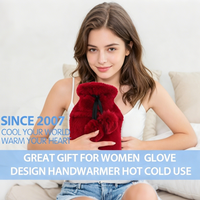 Couverture en fausse fourrure de lapin en gros, compresse de gel chaude et froide, chauffe-mains réutilisable et thérapie antidouleur micro-ondable