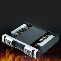 Amplificateur de puissance numérique ultra-mince professionnel 1U nouveau modèle KTV Bar Stage Ho Kit avec subwoofer mono de classe D pour barres KTV