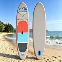 Planche à pagaie gonflable légère InflaToGo en gros, 350 cm, avec aileron et pagaie pour le plaisir aquatique à la plage