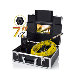 Endoscope <span class=keywords><strong>de</strong></span> <span class=keywords><strong>canalisation</strong></span> avec écran 7 pouces, enregistrement vidéo DVR 8 Go, 20M/30M/50M/100M, caméra d'<span class=keywords><strong>inspection</strong></span> <span class=keywords><strong>de</strong></span> tuyaux d'égout étanche IP68 - Product Image 1