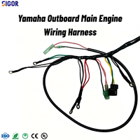 Harness Kabel Mesin Luar Perahu Yamaha 60H-82590-01 10Pin Rakitan Kabel Utama untuk Mesin Kapal Laut 150-200HP V6 2 Tak