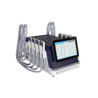 Appareil professionnel de remodelage corporel à 8 poignées, électrostimulation EMS, coussinets rafraîchissants et affichage de la température