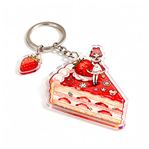 Chaveiro Personalizável DIY em Liga de Plástico com Design de Anime e Impressão em Serigrafia - Product Image 5
