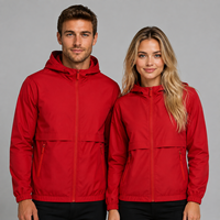 Veste de pluie légère pour la pêche et la randonnée, 100% polyester