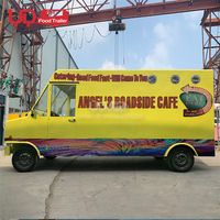 Großhandel Fast Food Vending Truck Tintenfisch Meeres früchte Food Truck Grill Holzkohle grill Van Mobile Food Van Zum Verkauf