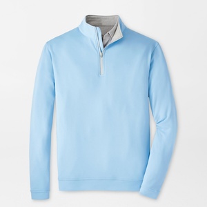 Nuevas llegadas: Polo de manga corta con cremallera de un cuarto para hombre, elástico, ajustado, para golf, modelo 14 - Product Image 5