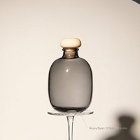 Flacon diffuseur de parfum de luxe en verre givré mat de 100 ml, vide, avec pulvérisateur, personnalisable avec logo par sérigraphie