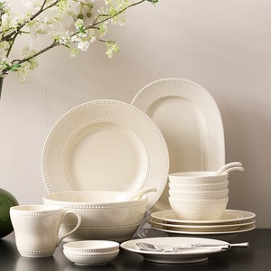 Assiette <span class=keywords><strong>en</strong></span> <span class=keywords><strong>porcelaine</strong></span> élégante pour steak, pâtes, <span class=keywords><strong>petit</strong></span>-déjeuner, dessert, vaisselle de table pour la maison et l'hôtel, ensemble de vaisselle blanche, <span class=keywords><strong>service</strong></span> sûr et sécurisé - Product Image 6