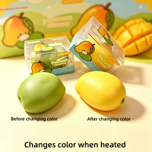 ของเล่นบีบชีสเปลี่ยนสีได้ ของเล่นบีบมะม่วงคลายเครียด ของเล่นบีบคลายเครียด - Product Image 1