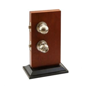 WEKIS Modern Stainless Steel Chrome Plated Doorknob <b>Lock</b> Set with 3 <b>Keys</b> for Bedroom Doors 60mm Backset ANSI Grade 3 - Product Image 5