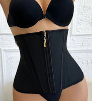 Faja colombiana de látex para mujer al por mayor, moldeadora de cintura, soporte de espalda, control de abdomen y cinturón adelgazante