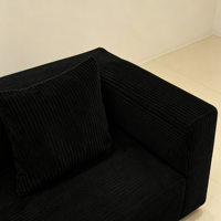 Canapé-lit 2-en-1 de style moderne, grand format King Size, compressé et extensible