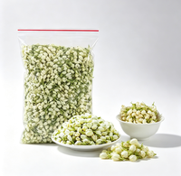 Precio Competitivo, Botones de Jazmín Secos, Té de Sabor Relajante, Bolsa con Cierre Hermético, 1 kg, Materia Prima Natural de Primera Calidad, Exportación, Racimo Floral