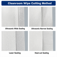 WIPESTAR Lingettes pour salles blanches 100 g/m² 6 pouces 100 % polyester sans peluches pour le nettoyage de composants semi-conducteurs, écrans LCD et lentilles optiques