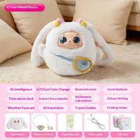 Ensemble de jouets en peluche intelligents IA 4 en 1 avec chat vocal IA GPT - Compagnon émotionnel interactif en peluche Chat Chien Lapin Panda