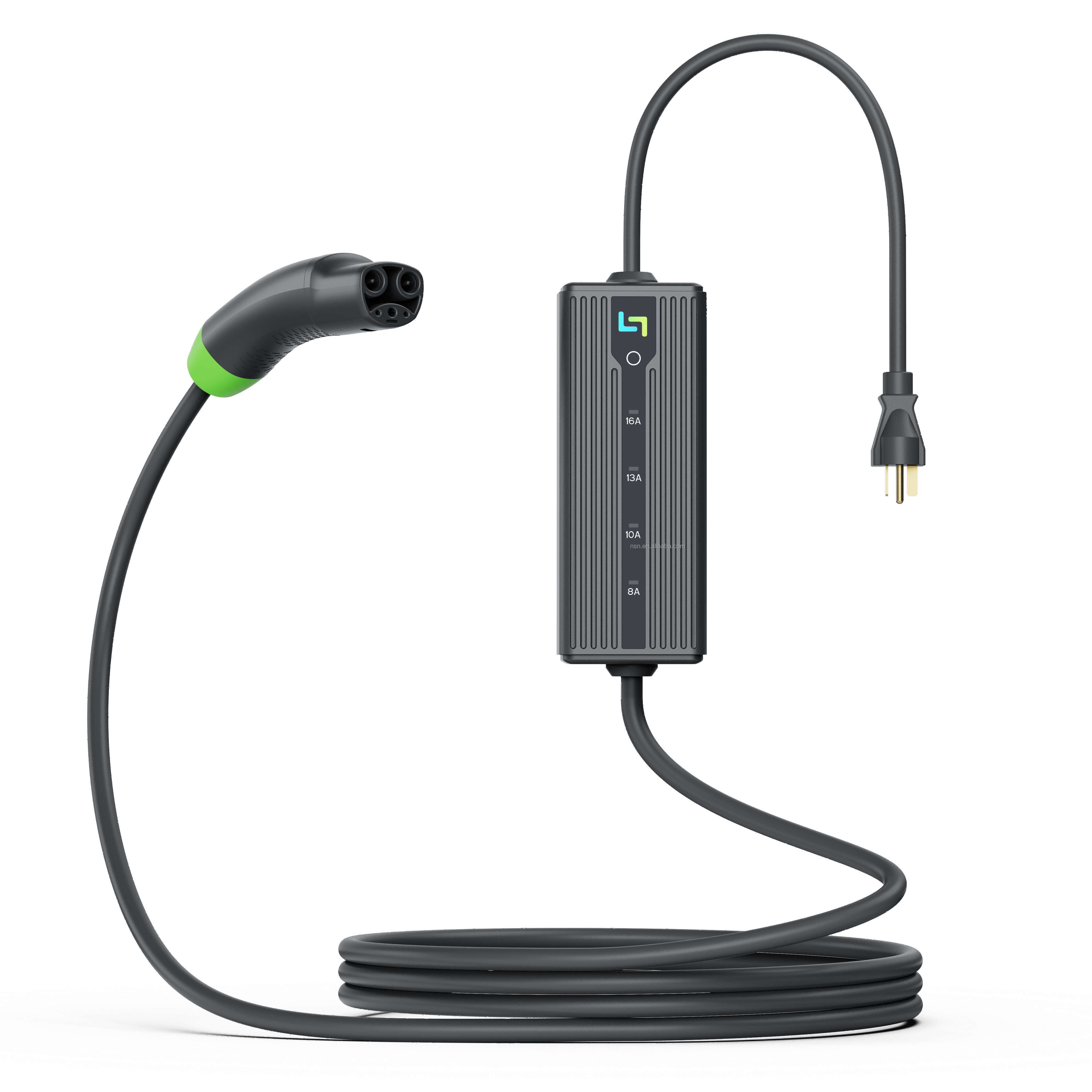 Tesla EV Charger 16A 32A 40A Tesla Portable Fast Charging Station 220-Volt  110v With Automatically Open Charge Port Door