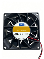 Ventilateur de refroidissement AVC 5V 24V 48V DC 12V 0.20A AC EC 4020 40X40X20MM 4CM à double roulement à billes pour serveur 1U, mesure de vitesse de l'alimentation du CPU DS04020B12H