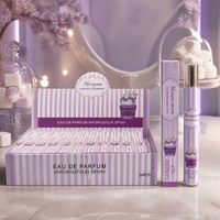 Parfum en Spray Lilas Mauve pour Mariage, Soirée, Festival – Flacon en Cristal, Boîte de Présentation, 35ml, Tenue Prolongée