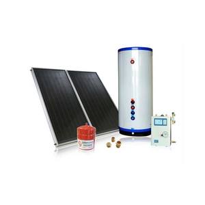 Calentador de agua solar de ahorro de energía de 300L, placa plana dividida presurizada para calefacción doméstica de Villa, carcasa de acero galvanizado - Product Image 2