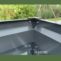 COMPOST BIN Extérieur Jardin Bâtiment Métal Acier Galvanisé 80X80X100CM Mini 0.64M ³ COMPOST BIN Utilisé pour la Vente