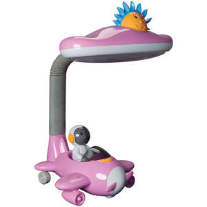 Diverse 1xPL-2U L.25xAn.25xAl. Lámpara de escritorio rosa de 40cm con diseño único de mesa para oficina o hogar - Product Image 1