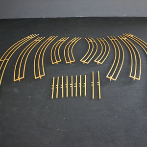 5 sets gold Iron event party Decor wedding flower sash wedding background wall Set mesh bow frame wedding stage decoration - Product Image 5