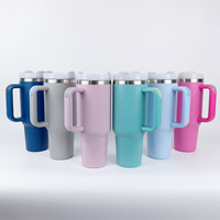Tasse de 40 oz avec logo personnalisé Tumbler de 2.0 Tasse d'extérieur de 40 oz en acier inoxydable avec poignée et paille