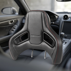 SSCUS Appuie-tête de siège de voiture sport en cuir PU supérieur Orifix, coussin en mousse à froid, confort élevé - Product Image 1