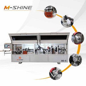 Bordatrice Automatica M-shine con Incollaggio e Rifilatura Completi, Macchina Bordatrice Automatica MS a 6 Processi, Alta Velocità 15m/min - Product Image 1