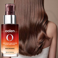 Serum Perawatan Rambut Malam 8 Jam Luxfume Private Label Menutrisi Rambut Kering Rusak Mengurangi Keriting Mengembalikan Rambut Lembut Berkilau