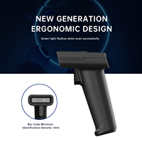 Escáner de Códigos de Barras 2D con Conexión USB Plug and Play, Incluye Dongle Inalámbrico para Logística de Comercio Electrónico