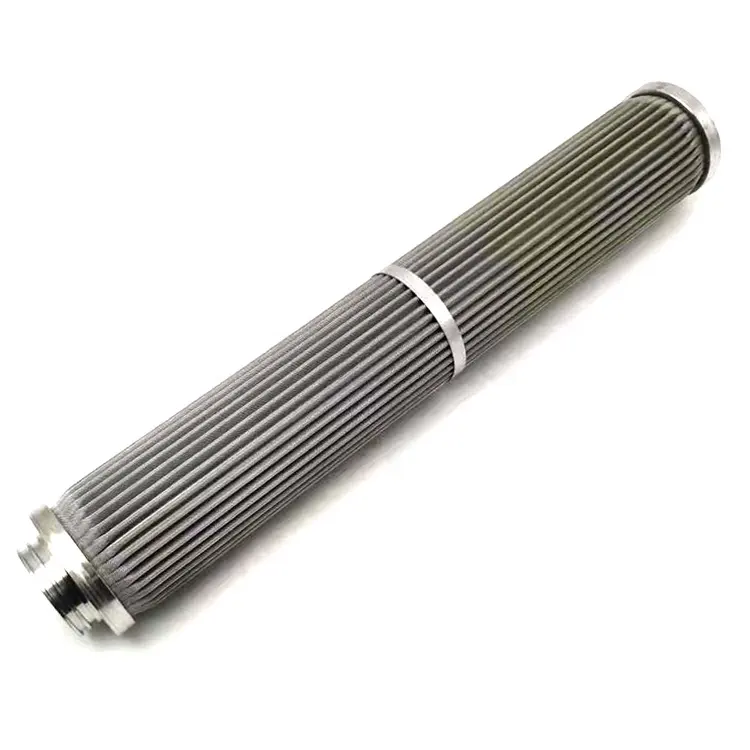 LIANDA SS Metal filtro 15 micron vela filtro cartucho de gás natural filtro sinterizado arame malha