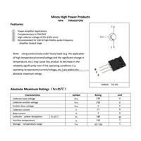 Paire d'amplificateurs de puissance à tubes, composants électroniques, paire de transistors haute puissance 2SC5200, transistors 2SA1943, acheter en ligne